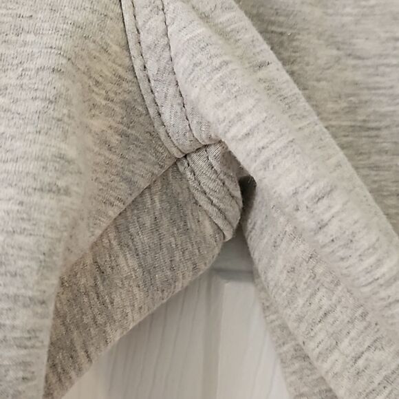 Lee Women Regular Fit High Rise Straight Crop Knit Pants Heather Gray Stretch 14 - Picture 4 of 12